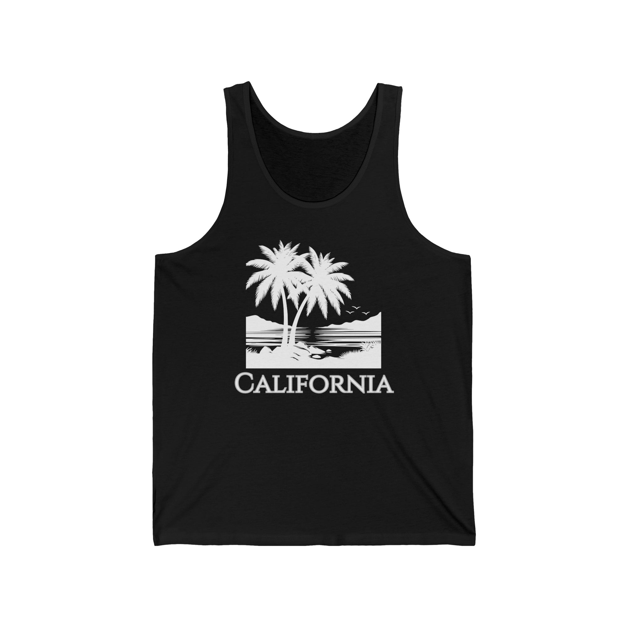 California - Women&#39;s Jersey Tank Top - T&amp;L Apparel Store