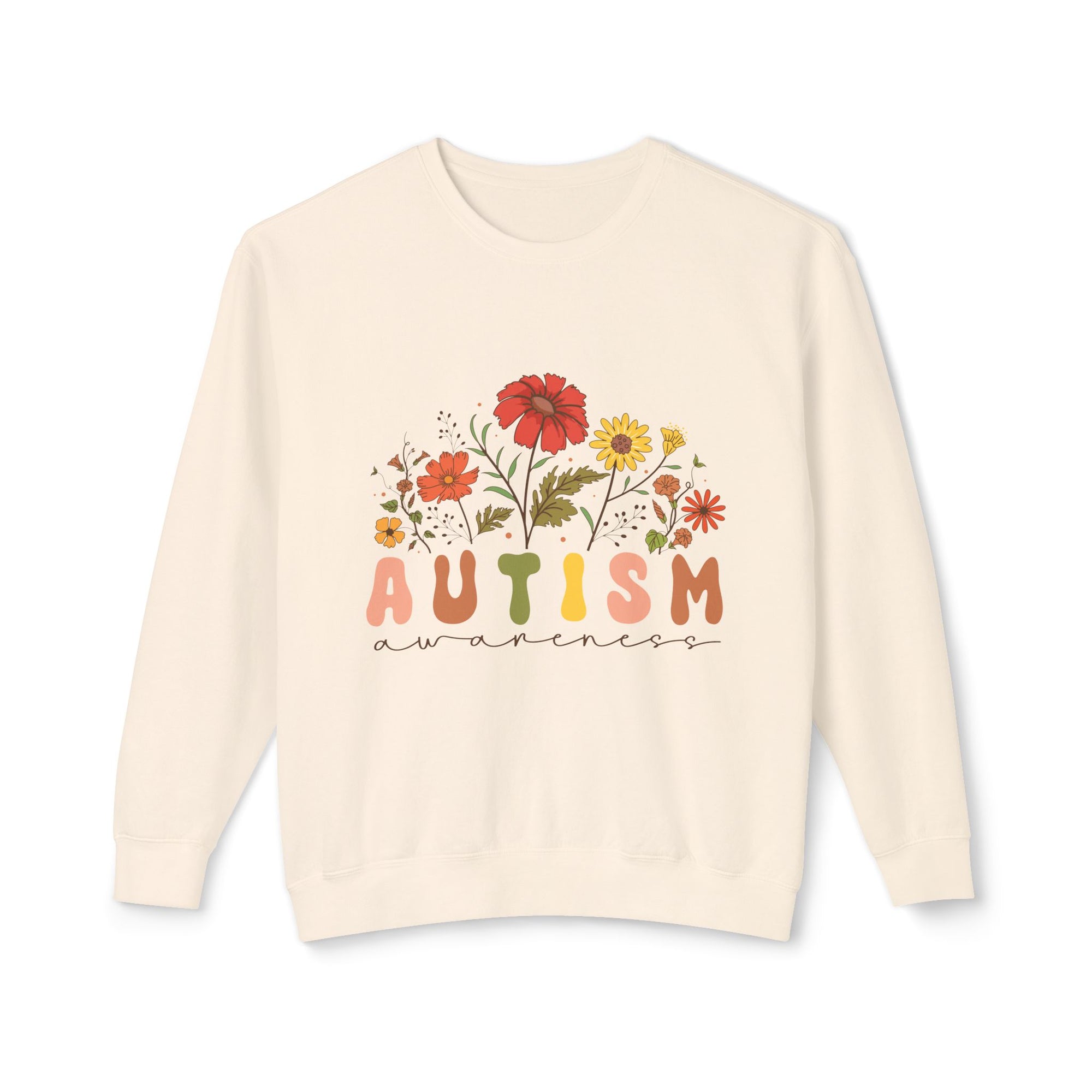 AUTISM Awareness Unisex Lightweight Crewneck Sweatshirt - T&L Apparel Store