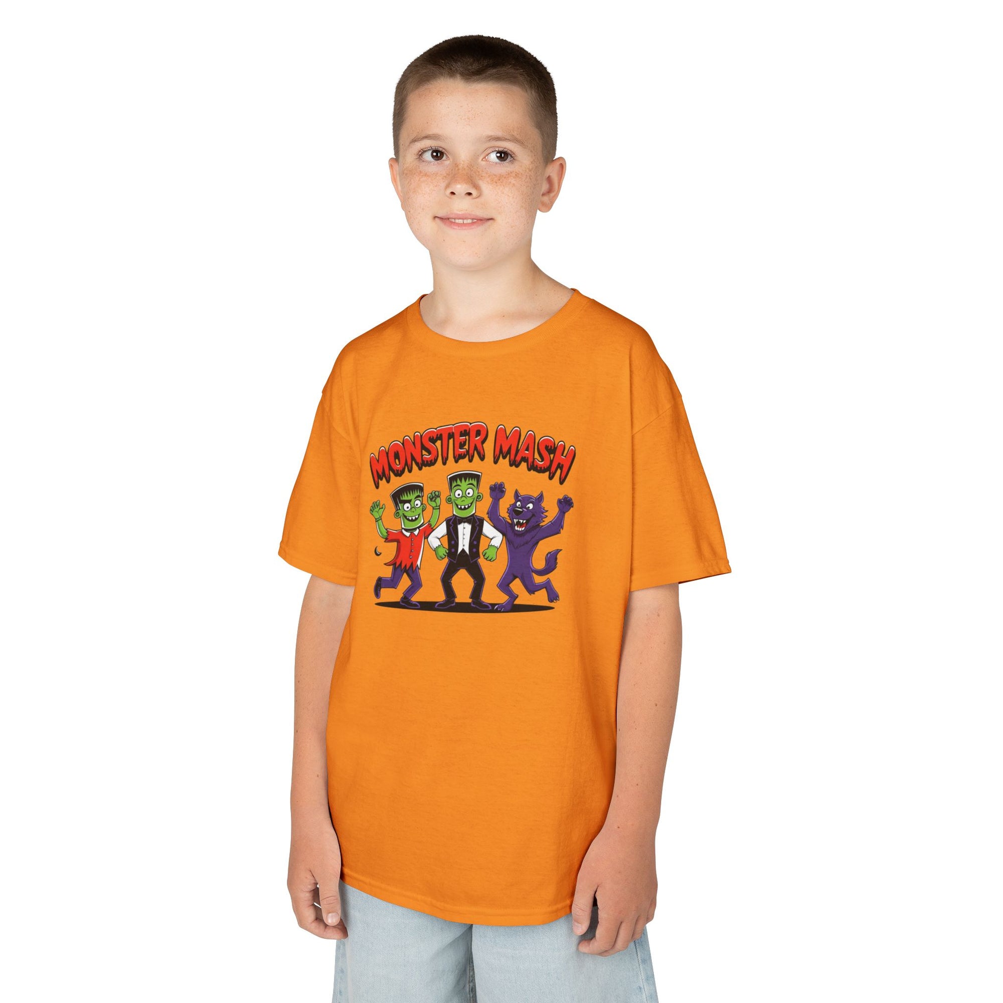 Kids Monster Mash Tee | Halloween Shirt, Boys Girls Tee, Fun Costume Shirt, Trick-or-Treat Apparel, Spooky Season T-shirt