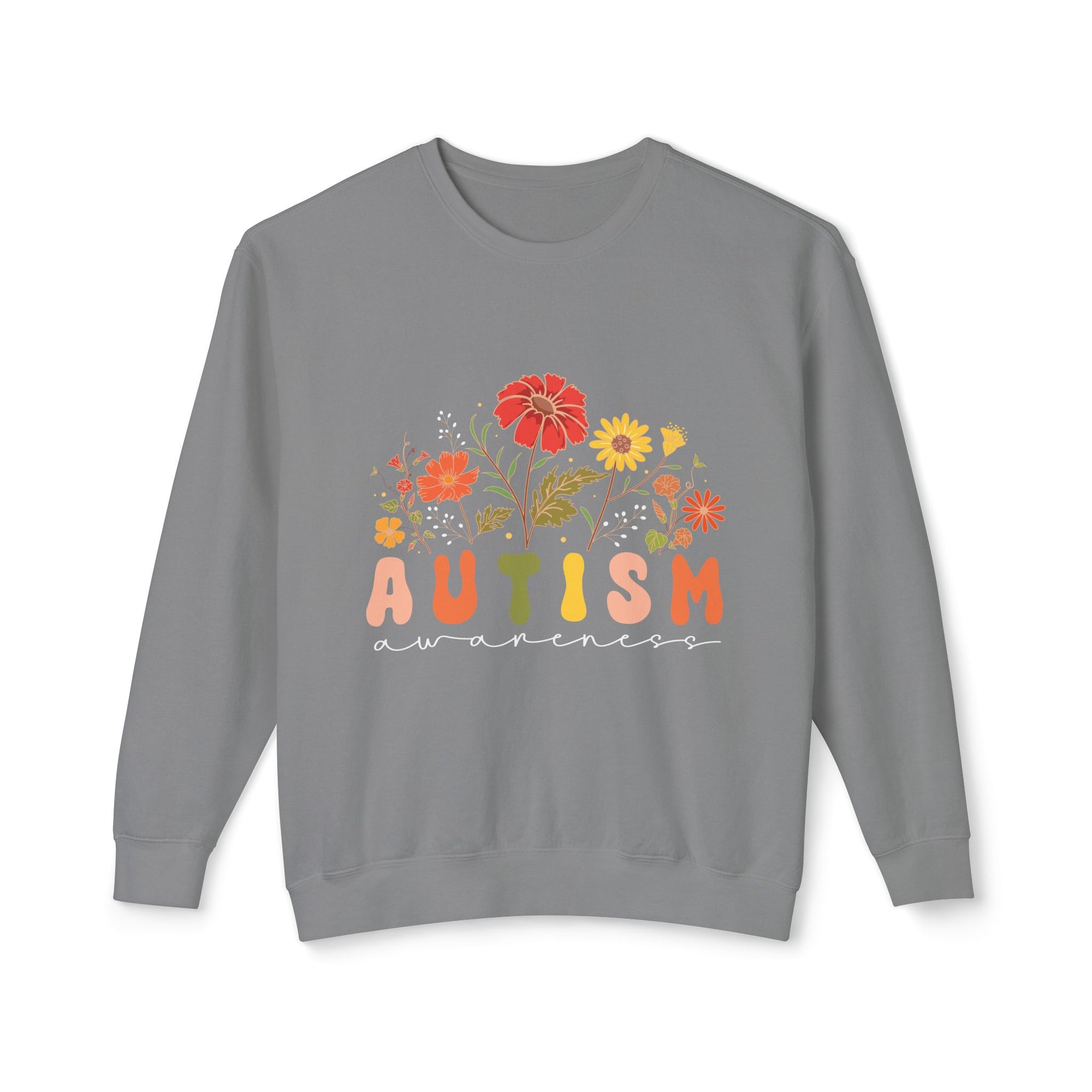 AUTISM Awareness Unisex Lightweight Crewneck Sweatshirt - T&L Apparel Store