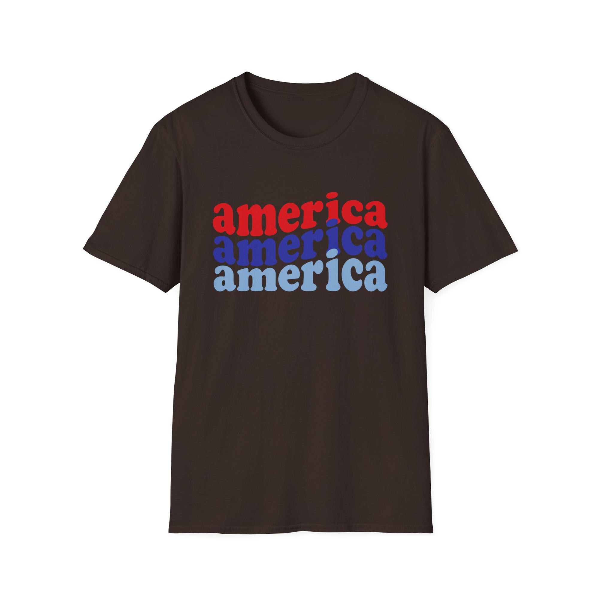 AMERICA AMERICA Women&#39;s Softstyle T-Shirt - T&amp;L Apparel Store