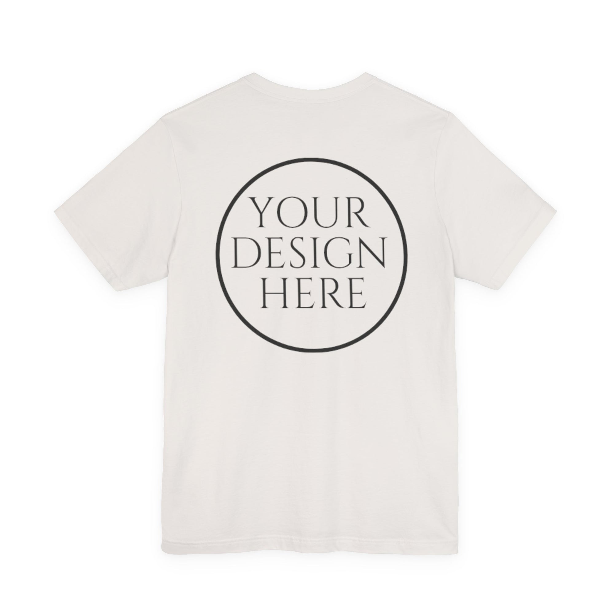 Custom Bella + Canvas 3001 Jersey Tee – Personalized Modern Style &amp; Comfort