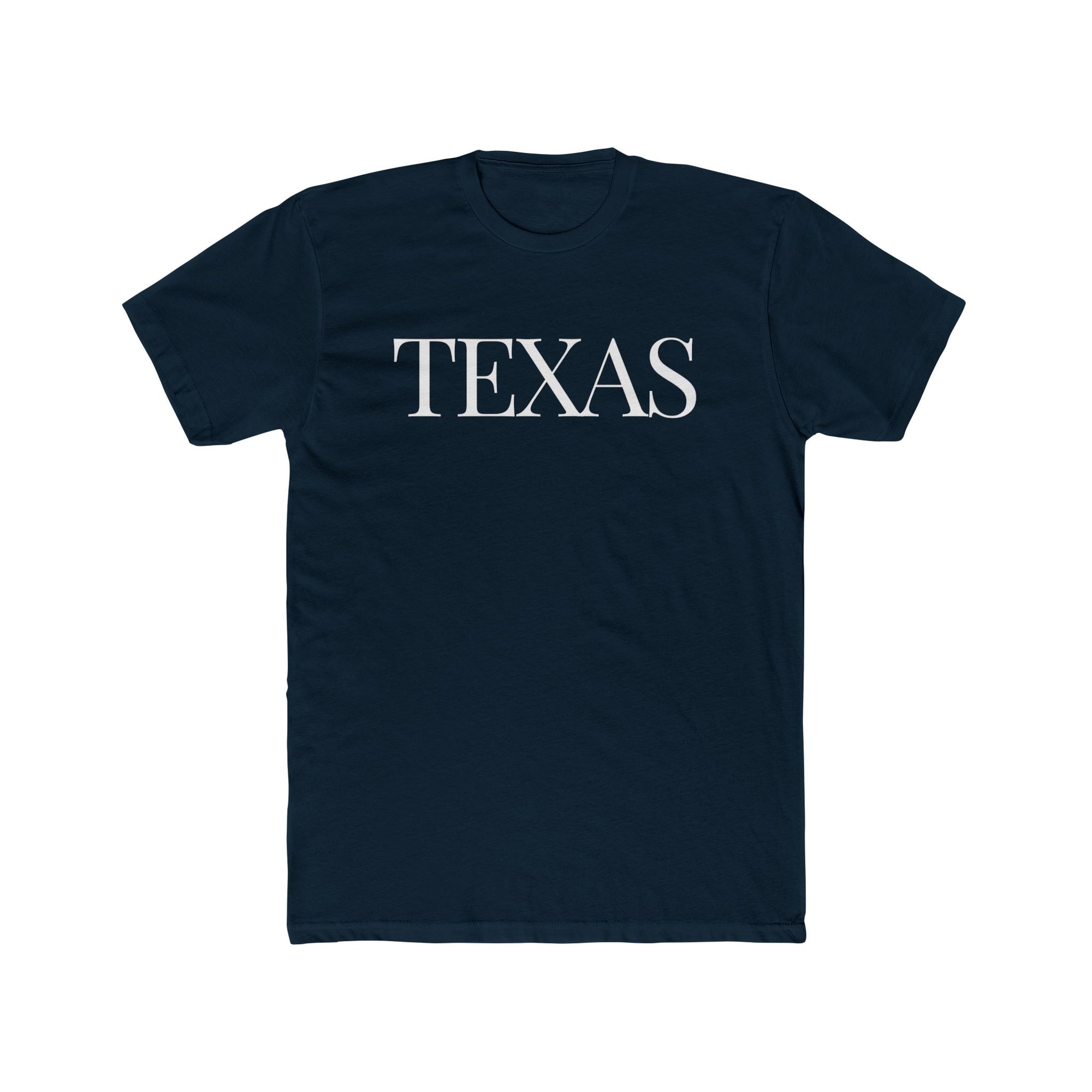 TEXAS Men's Cotton Crew Tee Shirt - T&L Apparel Store