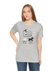 Boo Buddies T-Shirt, Unisex Jersey Short Sleeve Tee, Pet Lovers Gift, Halloween Outfit, Kiki Milo Design, Cute Cat Dog Apparel