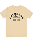 COLORADO MOUNTAINS Women's Relax Fit Jersey Short Sleeve Tee Shirt - T&L Apparel Store