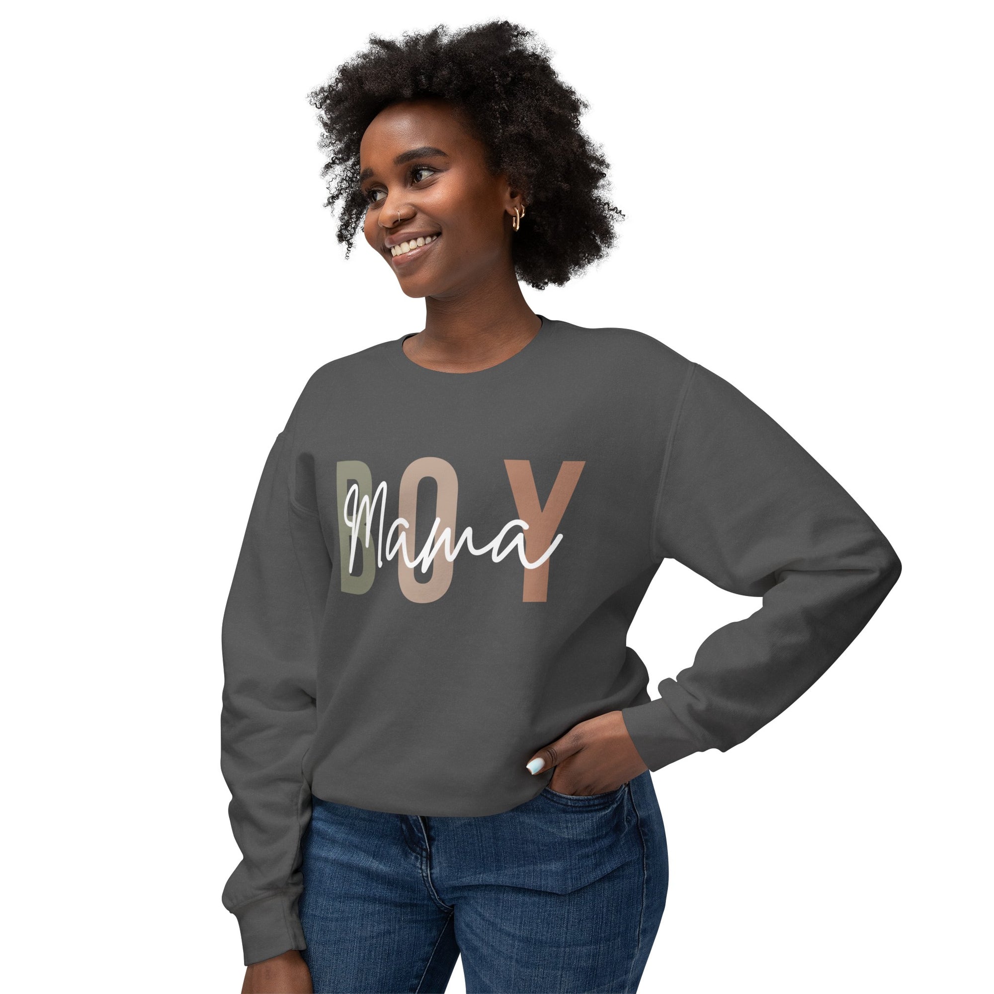 BOY MAMA Women&#39;s Sweatshirt - T&amp;L Apparel Store