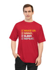 WAKE UP GRIND SLEEP REPEAT Men's Performance T-shirt - T&L Apparel Store