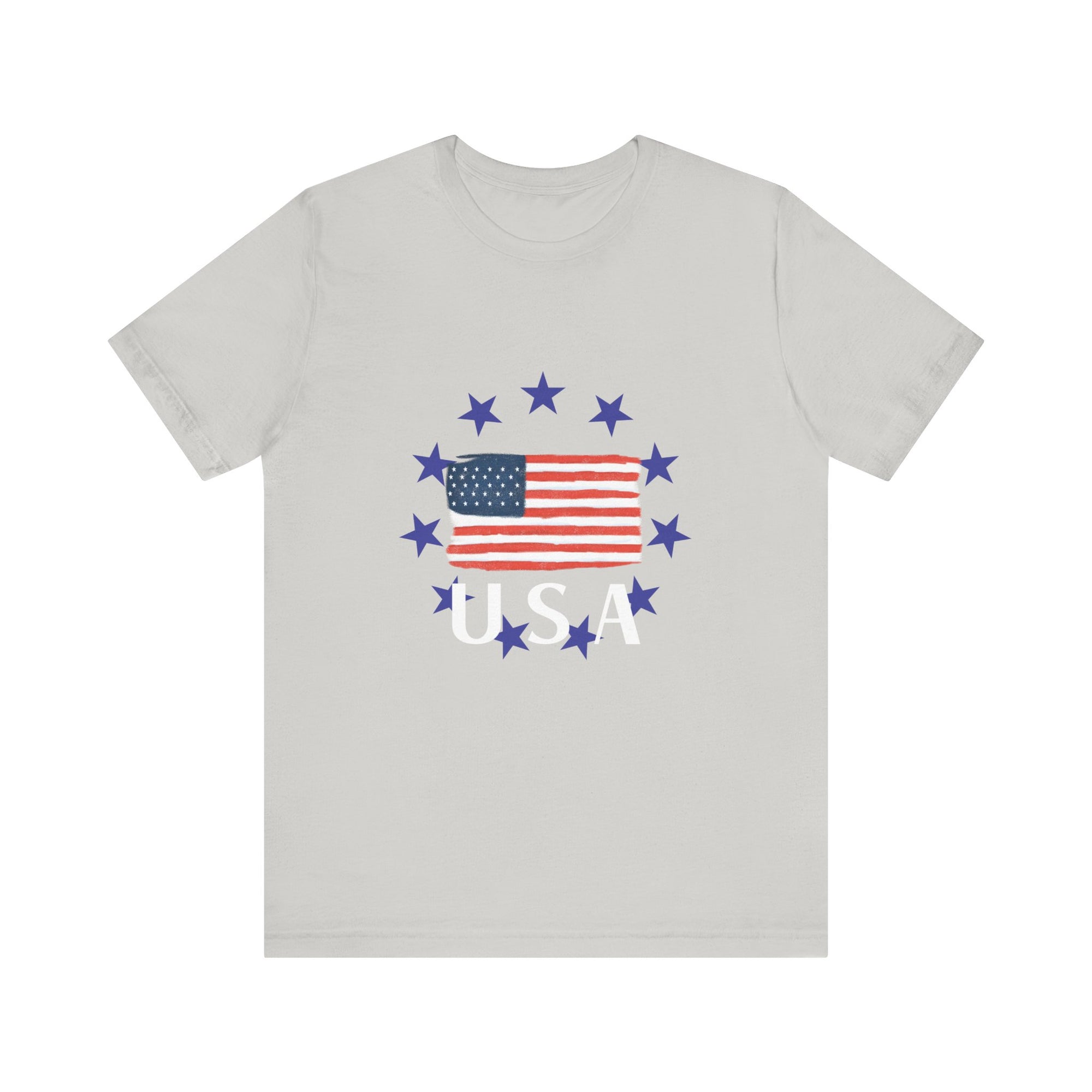 USA Womens Jersey Short Sleeve Tee Shirt - T&L Apparel Store