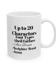 Personalized Ceramic Mug with Inspirational Quotes - Custom Gift for Coffee Lovers