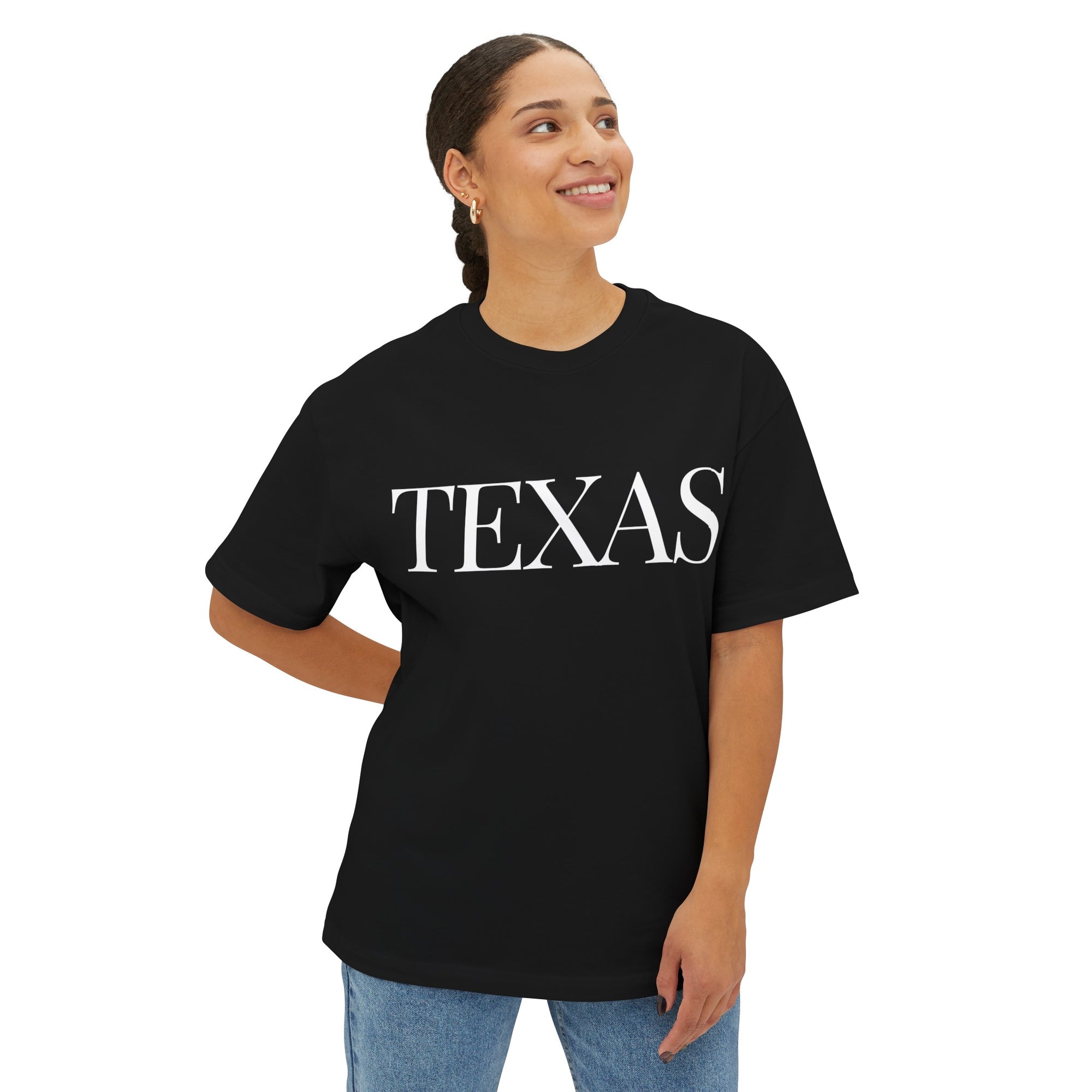 TEXAS Women&#39;s Oversized Boxy Tee - T&amp;L Apparel Store