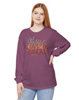 Thankful Grateful Blessed - Unisex Garment-dyed Long Sleeve T-Shirt