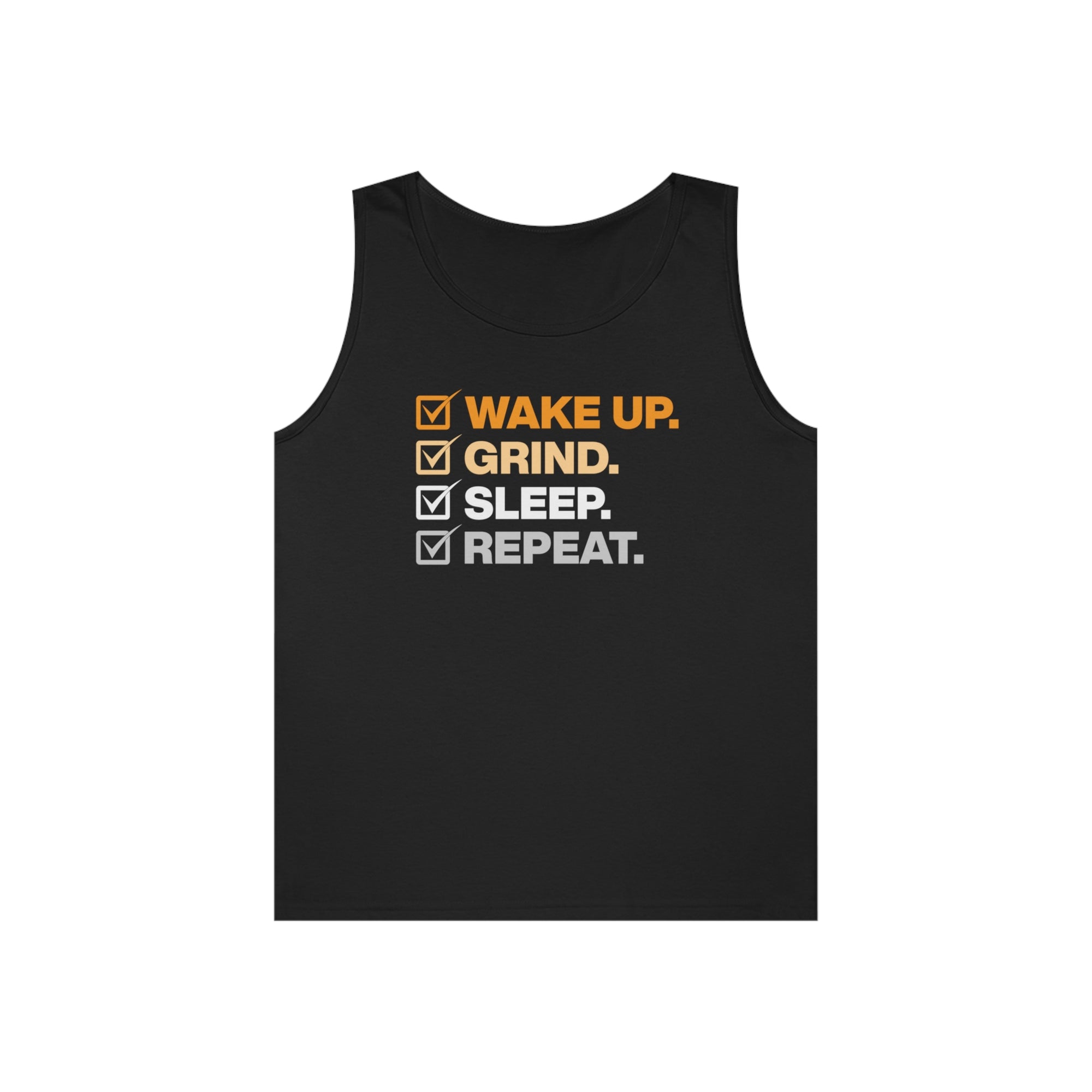 WAKE UP GRIND REPEAT Men's Tank Top - T&L Apparel Store