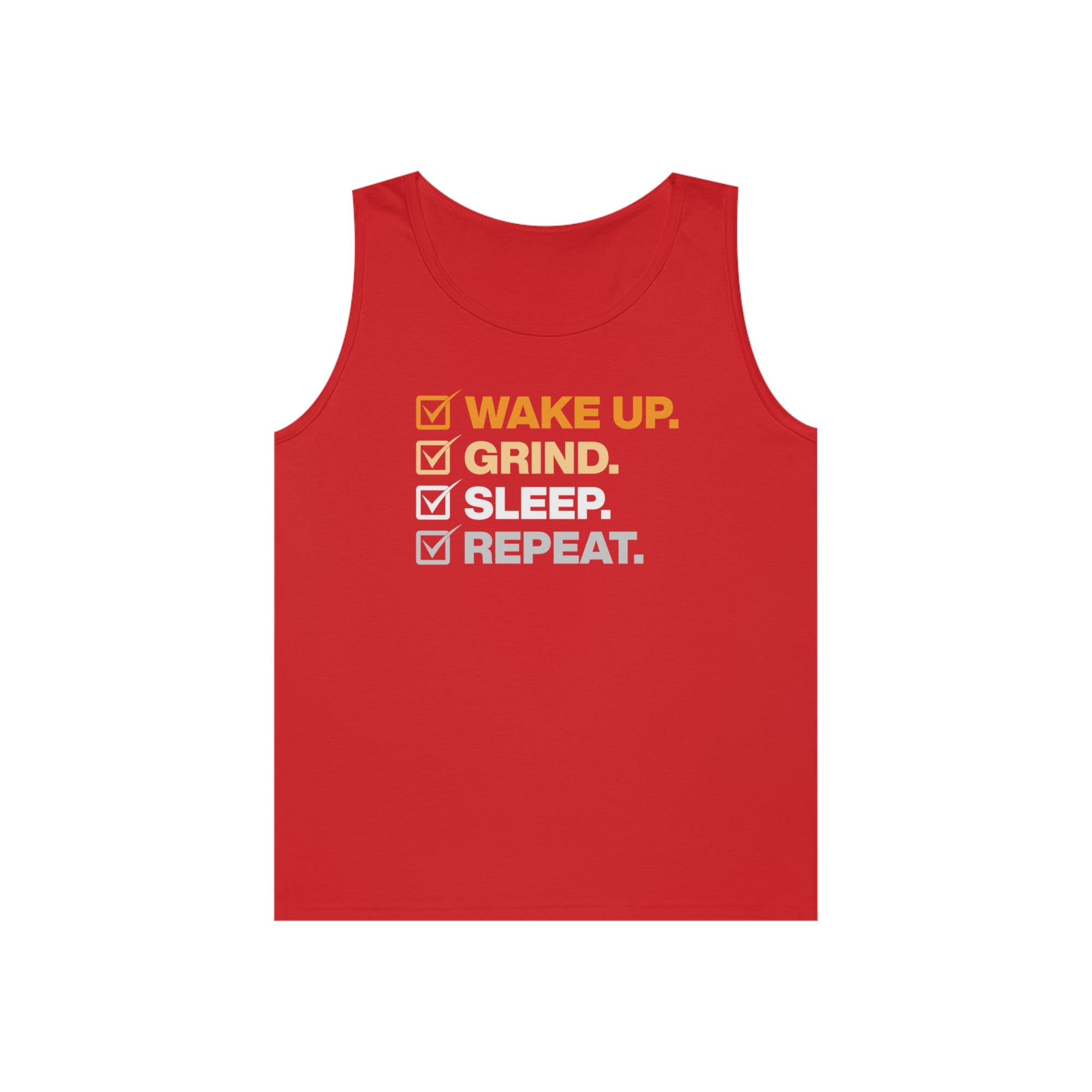 WAKE UP GRIND REPEAT Men&#39;s Tank Top - T&amp;L Apparel Store