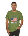 USA Womens Jersey Short Sleeve Tee Shirt - T&L Apparel Store