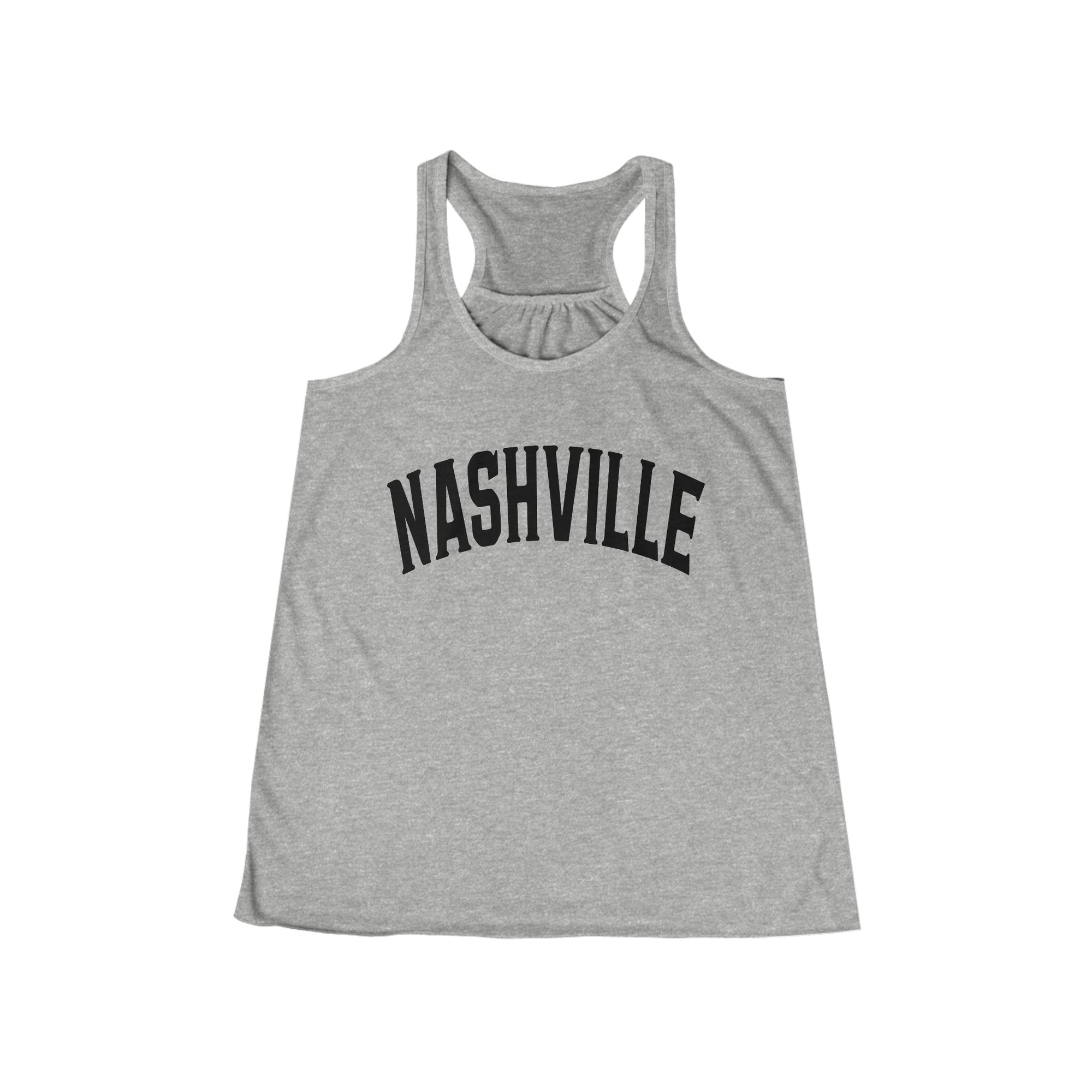 NASHVILLE Women&#39;s Flowy Racerback Tank - T&amp;L Apparel Store