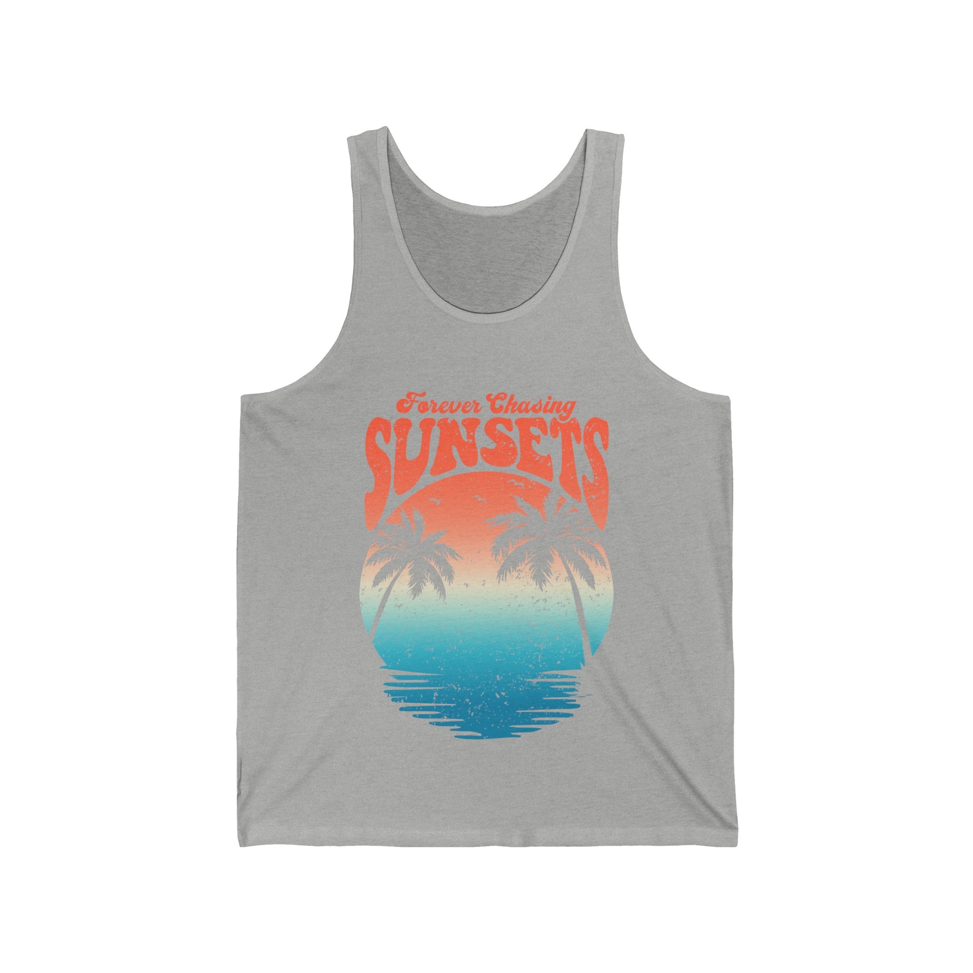 CHASING SUNSET Women's Jersey Tank - T&L Apparel Store