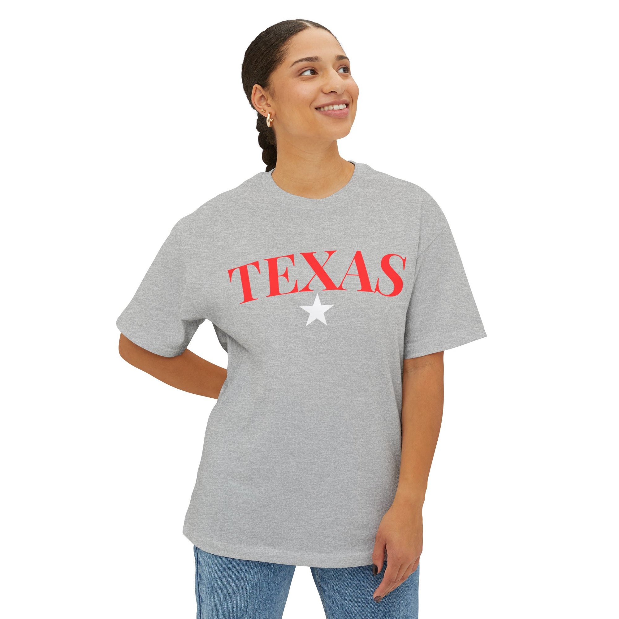 TEXAS STAR Women&#39;s Oversized Boxy Tee - T&amp;L Apparel Store