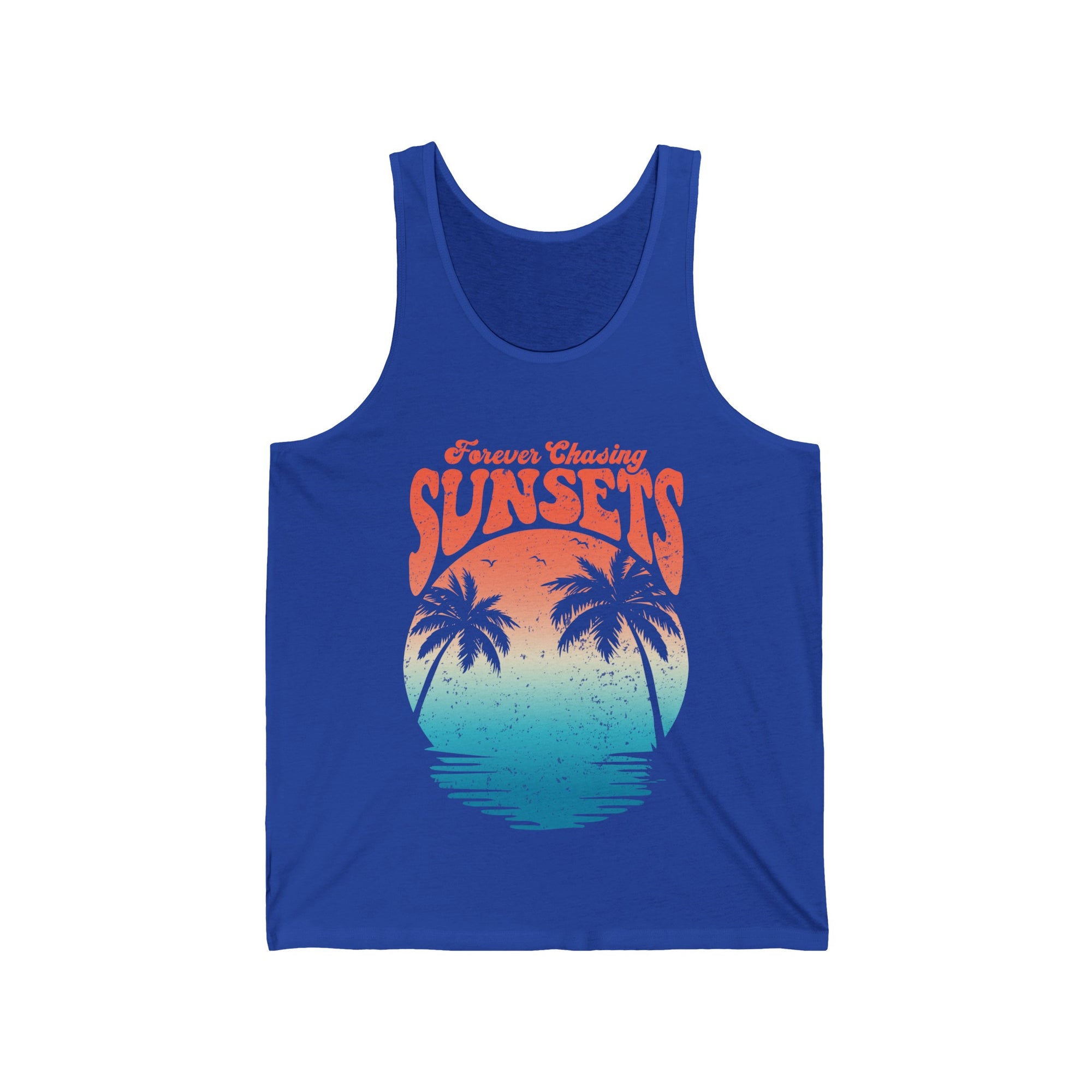 CHASING SUNSET Women&#39;s Jersey Tank - T&amp;L Apparel Store