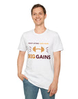 BIG GAINS Men's Softstyle T-Shirt - T&L Apparel Store