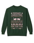 Christmas Cat 'Meowee Christmas' Crewneck Sweatshirt