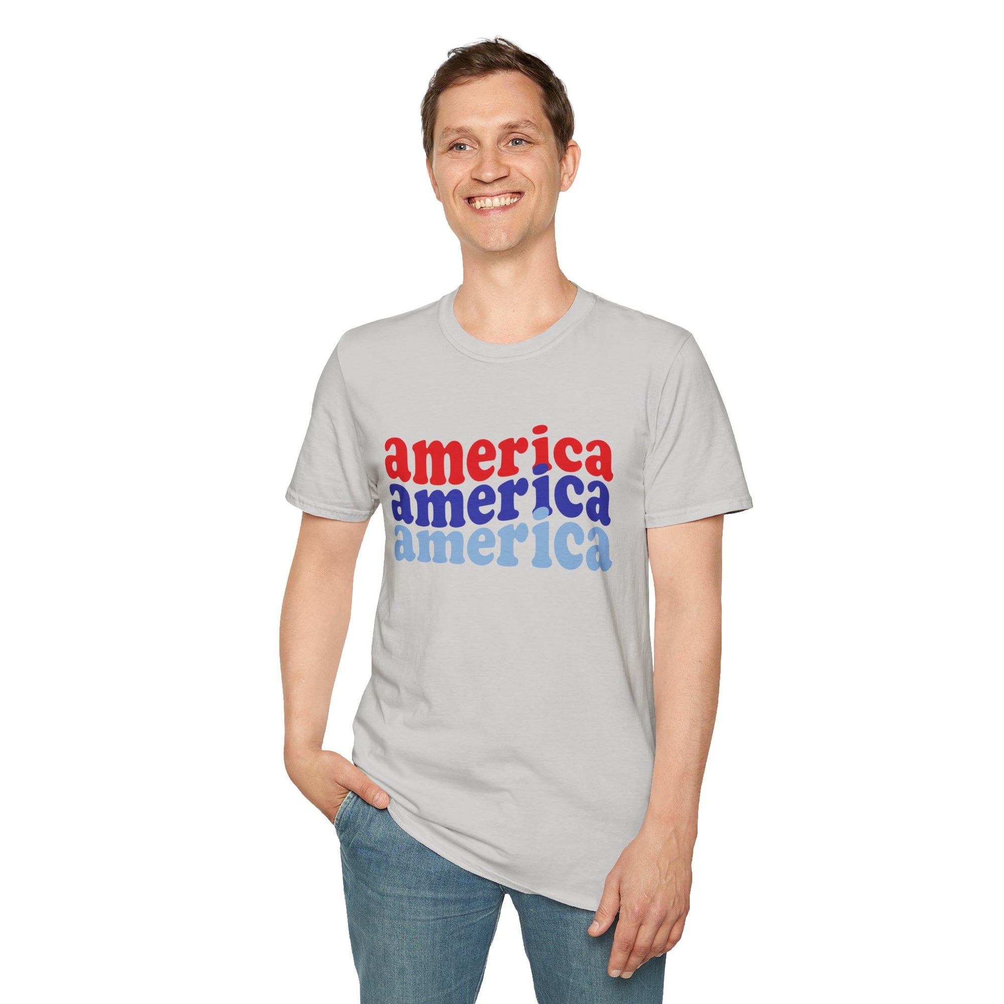 AMERICA AMERICA Women&#39;s Softstyle T-Shirt