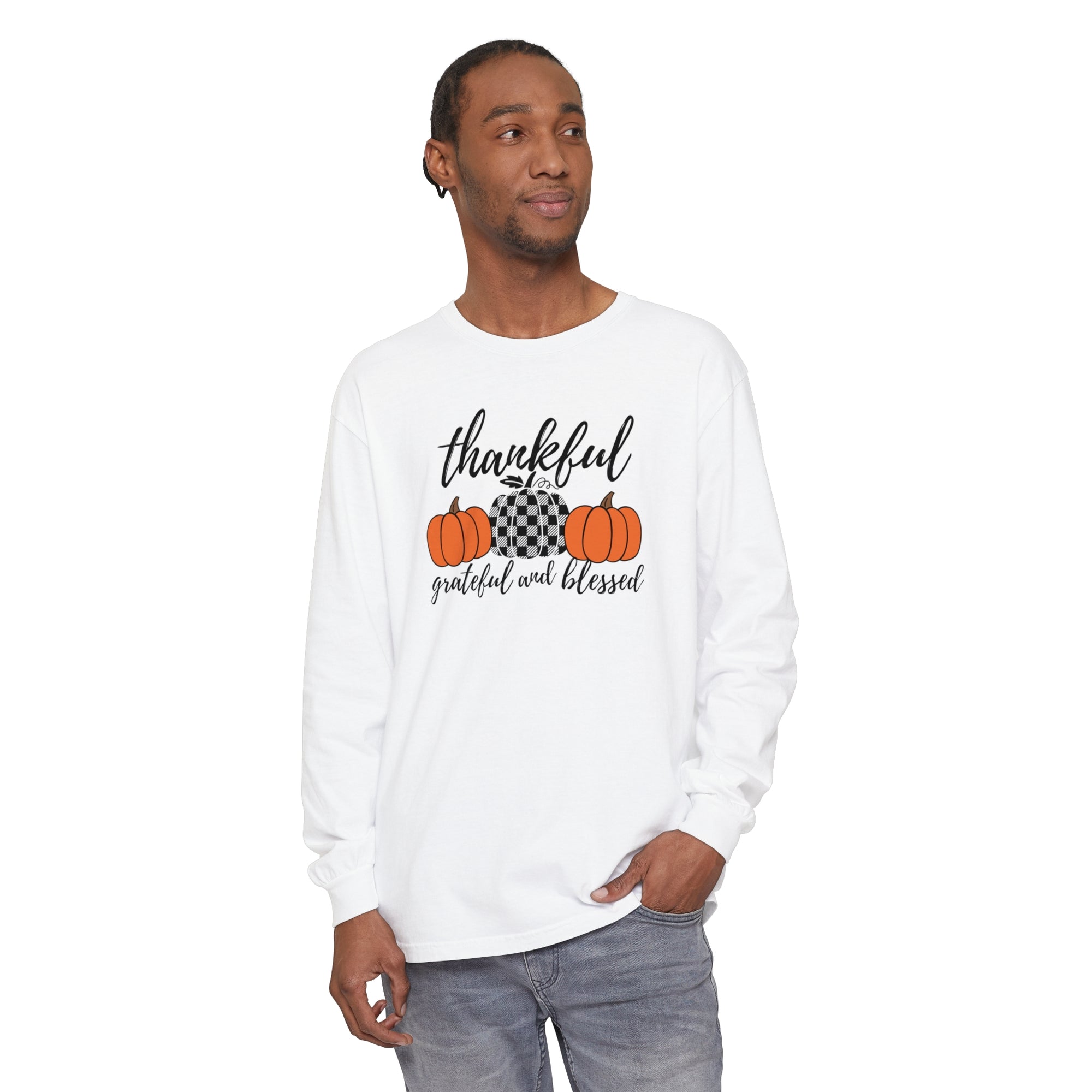 Thankful Grateful Blessed -Unisex Long Sleeve T-Shirt