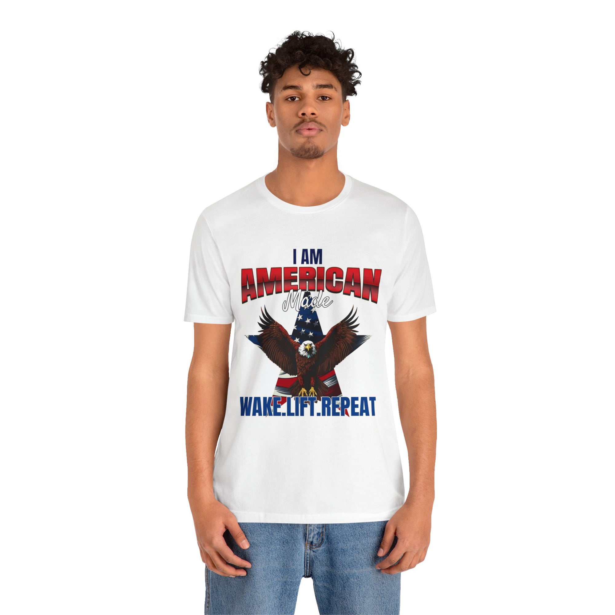 I AM AMERICAN MADE Men&#39;s Jersey Tee Shirt - T&amp;L Apparel Store