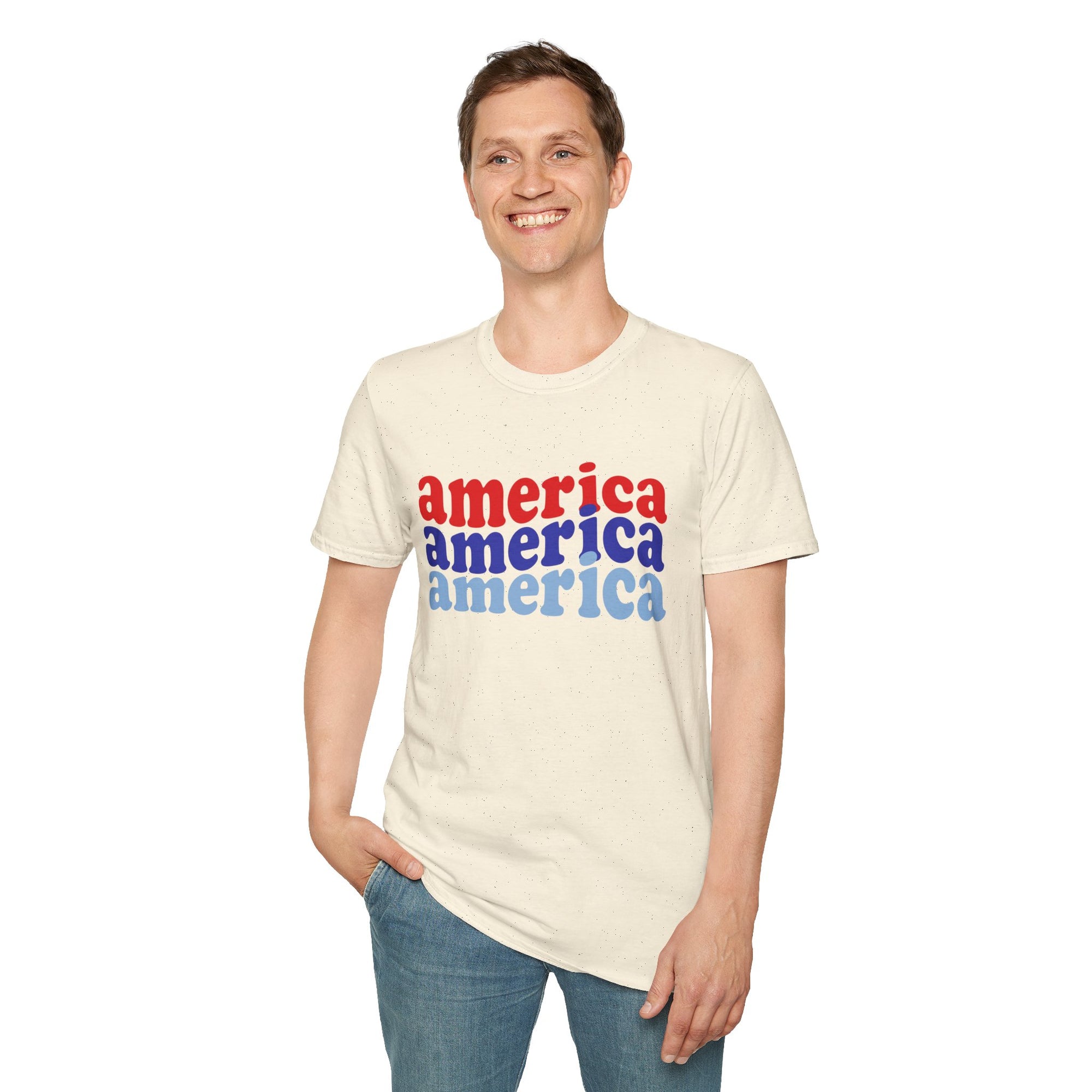 AMERICA AMERICA Women&#39;s Softstyle T-Shirt