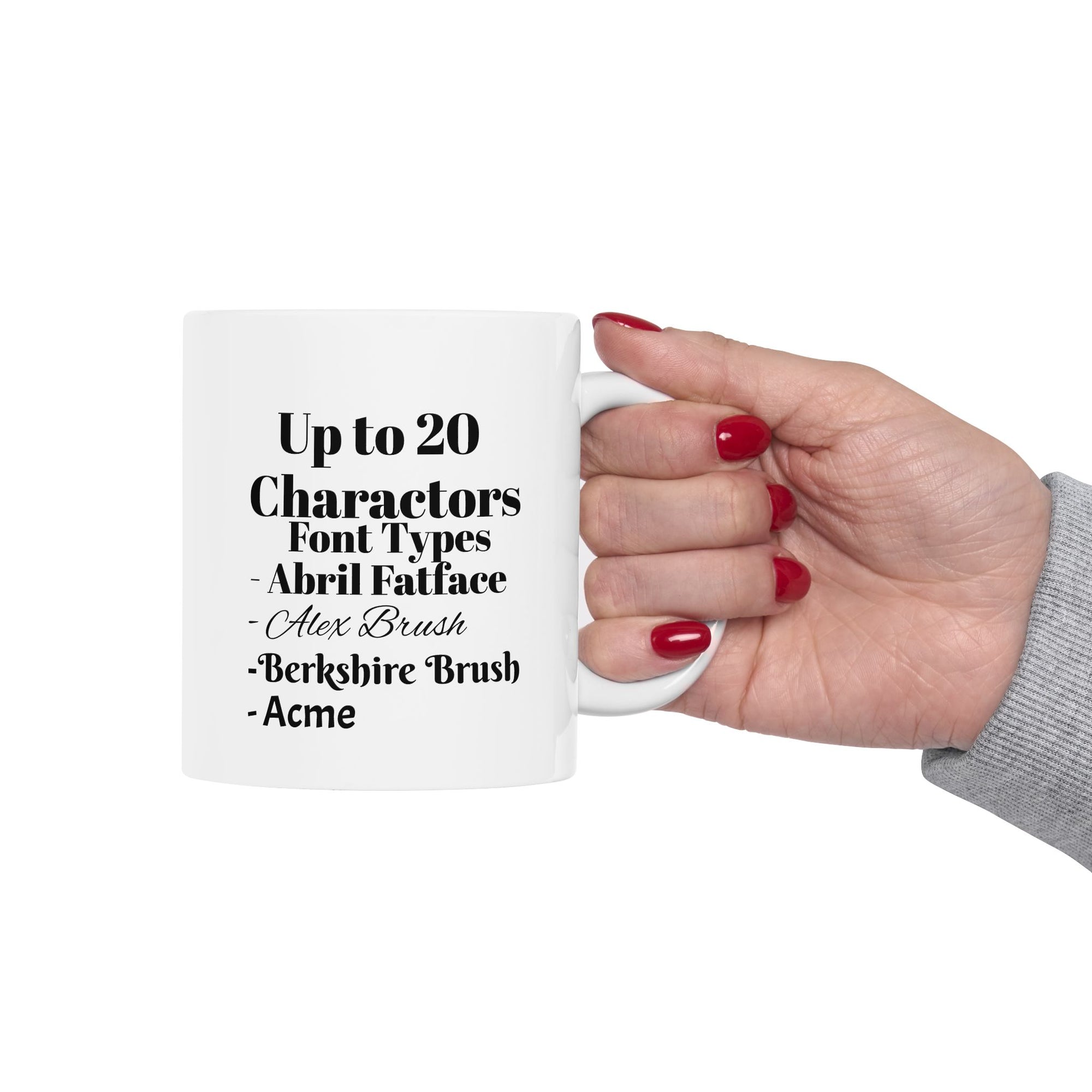 Personalized Ceramic Mug with Inspirational Quotes - Custom Gift for Coffee Lovers