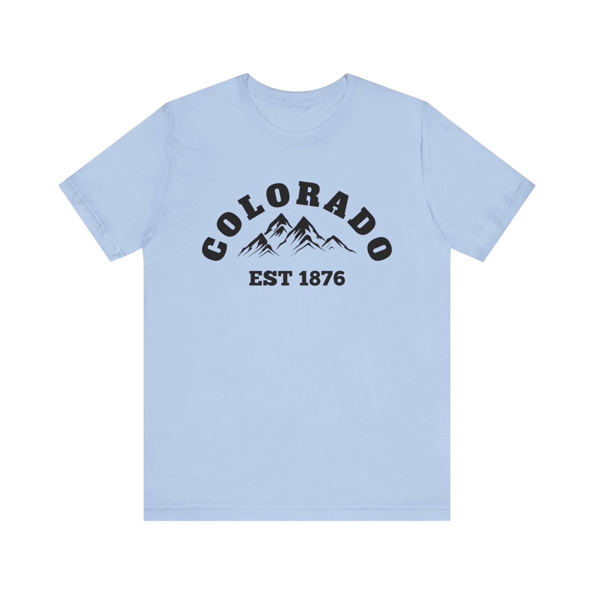 COLORADO MOUNTAINS Women's Relax Fit Jersey Short Sleeve Tee Shirt - T&L Apparel Store