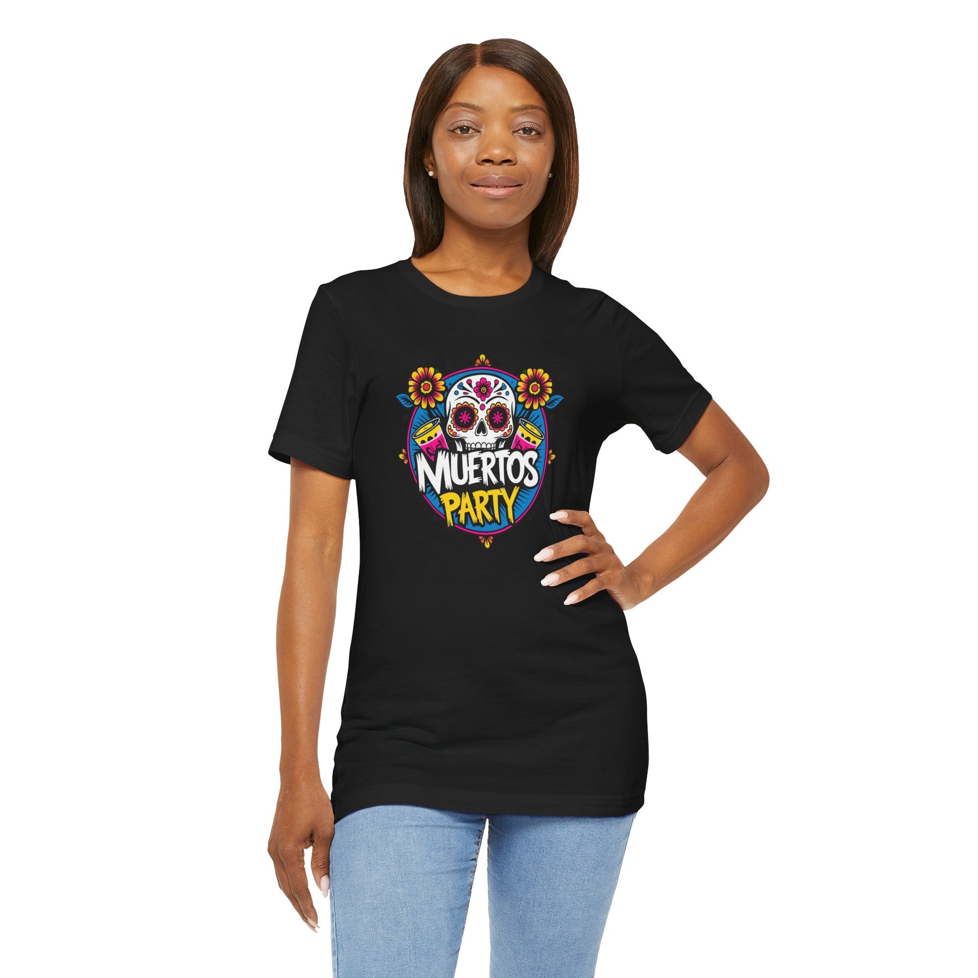 Dia de los Muertos Skulls Unisex Tee