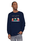 Long Sleeve T-Shirt Christmas Cheers Coffee Time Unisex