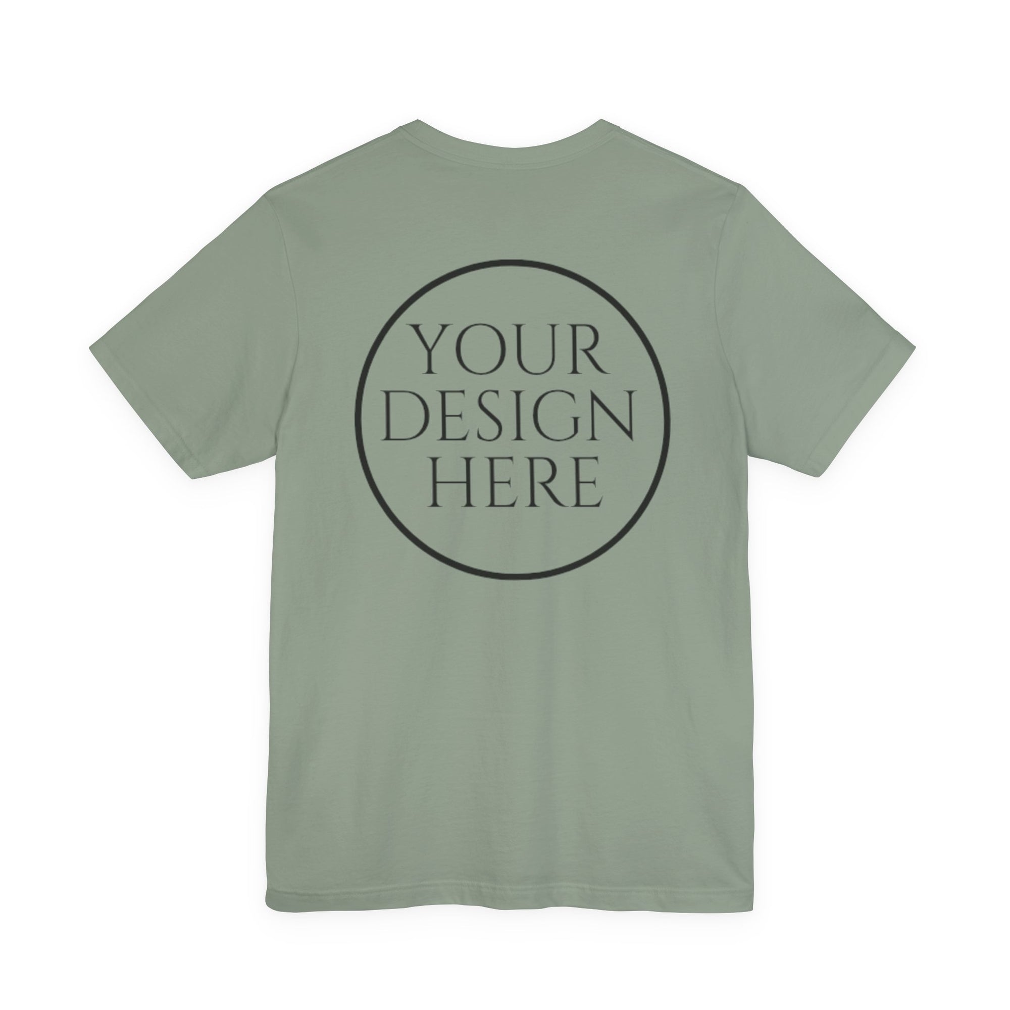 Custom Bella + Canvas 3001 Jersey Tee – Personalized Modern Style &amp; Comfort
