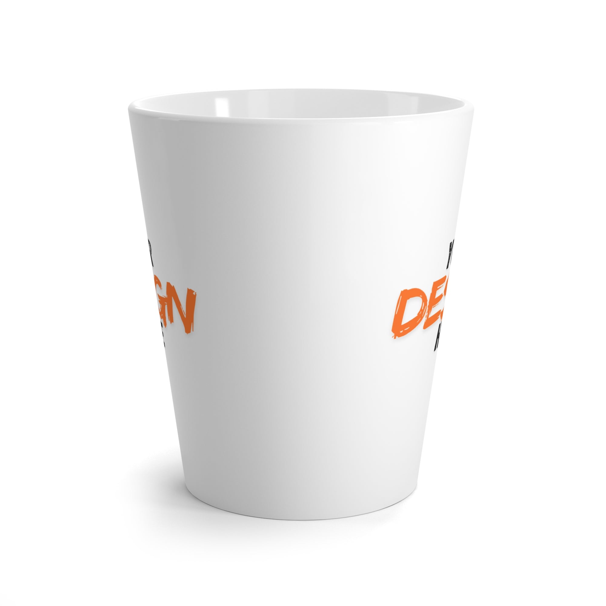 Latte Mug — Custom Your Design Here Coffee Cup (Personalized Logo or Text) 12oz Mug