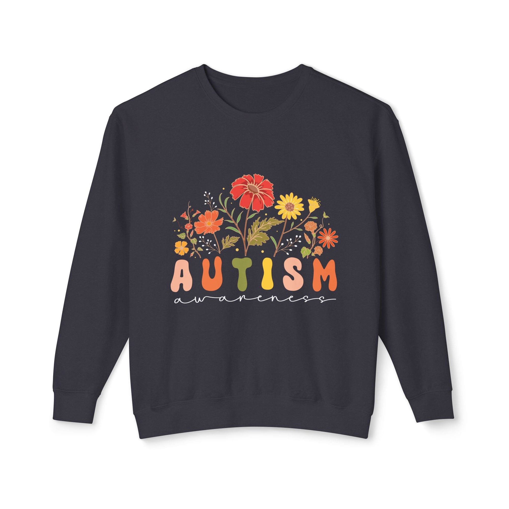 AUTISM Awareness Unisex Lightweight Crewneck Sweatshirt - T&L Apparel Store