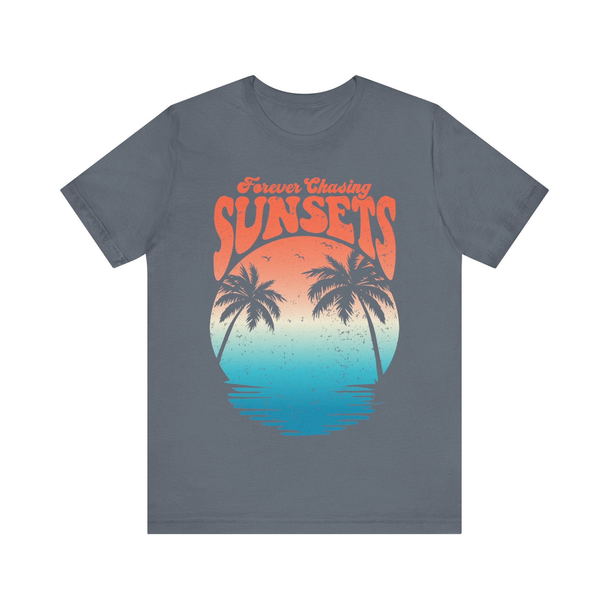 CHASING SUNSET Women&#39;s Relaxed Short Sleeve Tee - T&amp;L Apparel Store