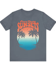 CHASING SUNSET Women's Relaxed Short Sleeve Tee - T&L Apparel Store