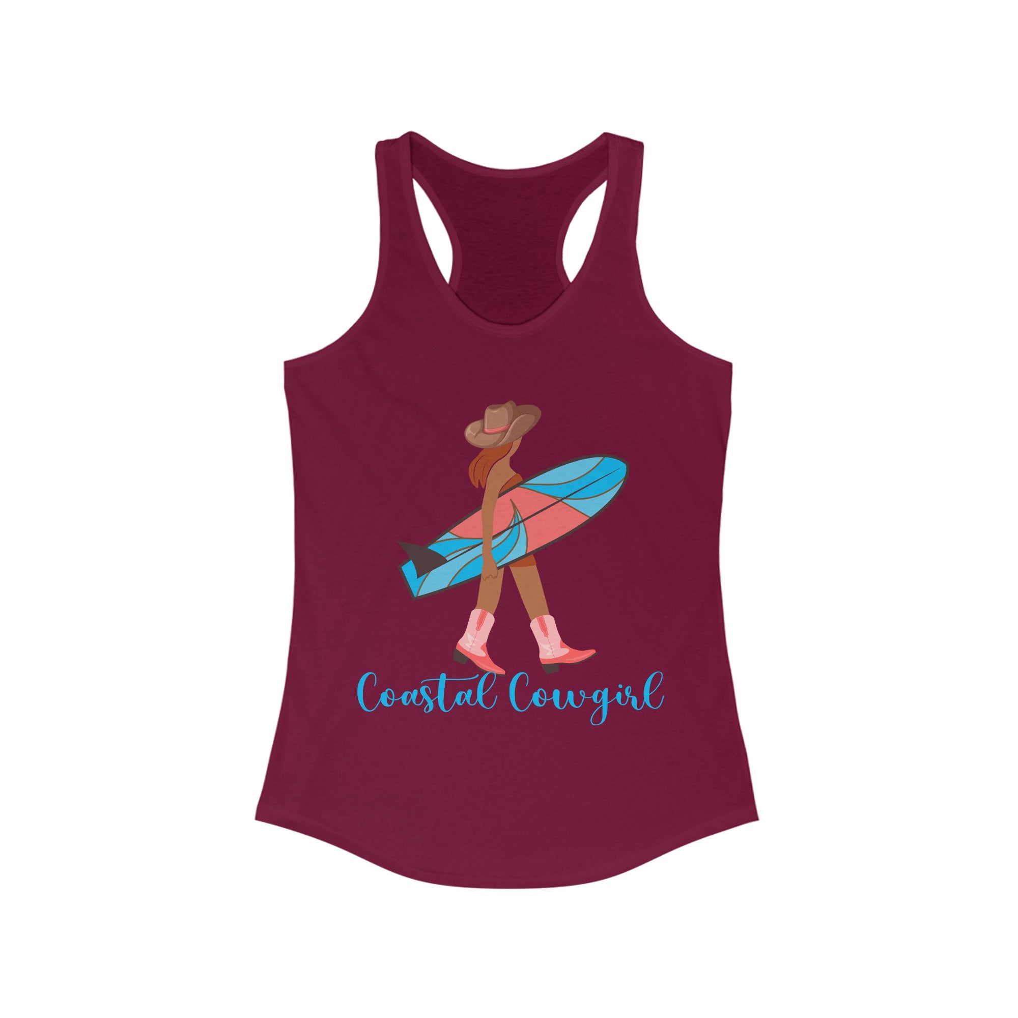 COASTAL COWGIRL Women's Racerback Tank - T&L Apparel Store