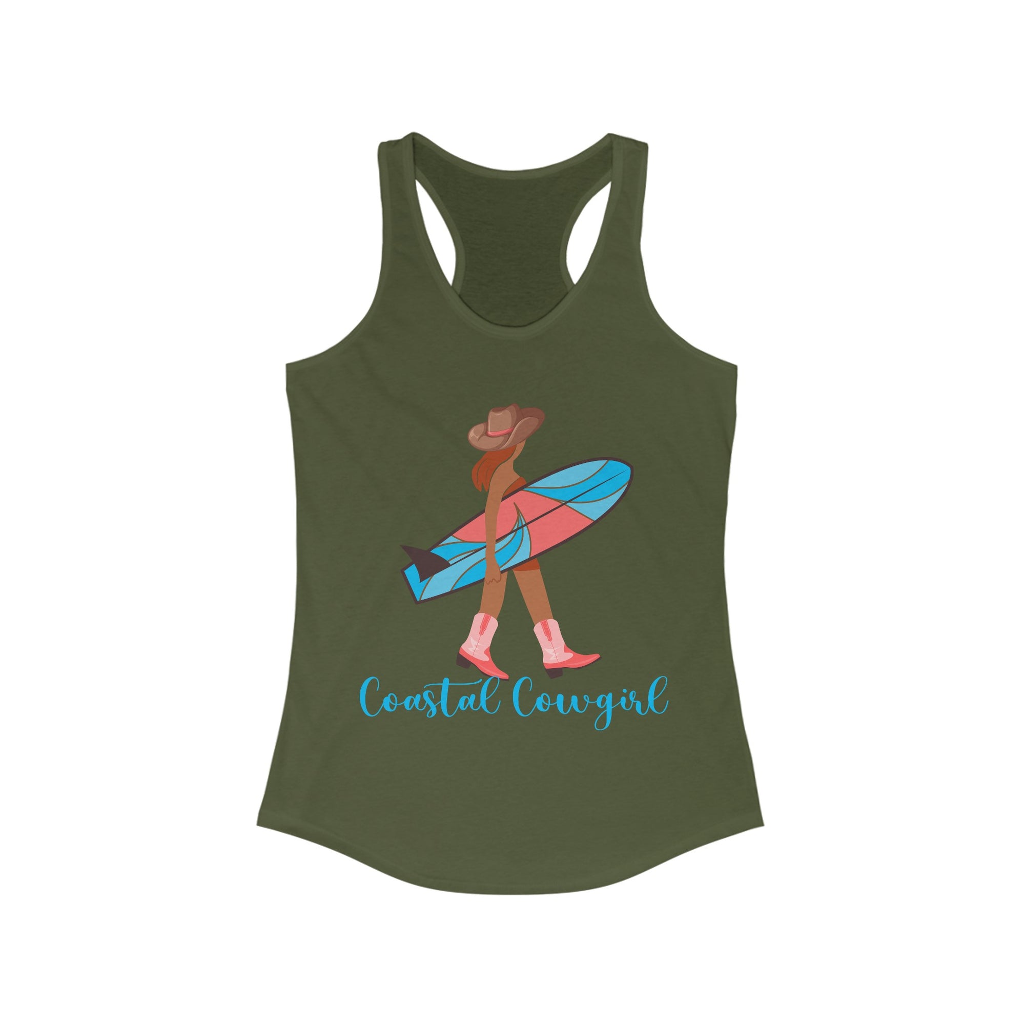 COASTAL COWGIRL Women's Racerback Tank - T&L Apparel Store