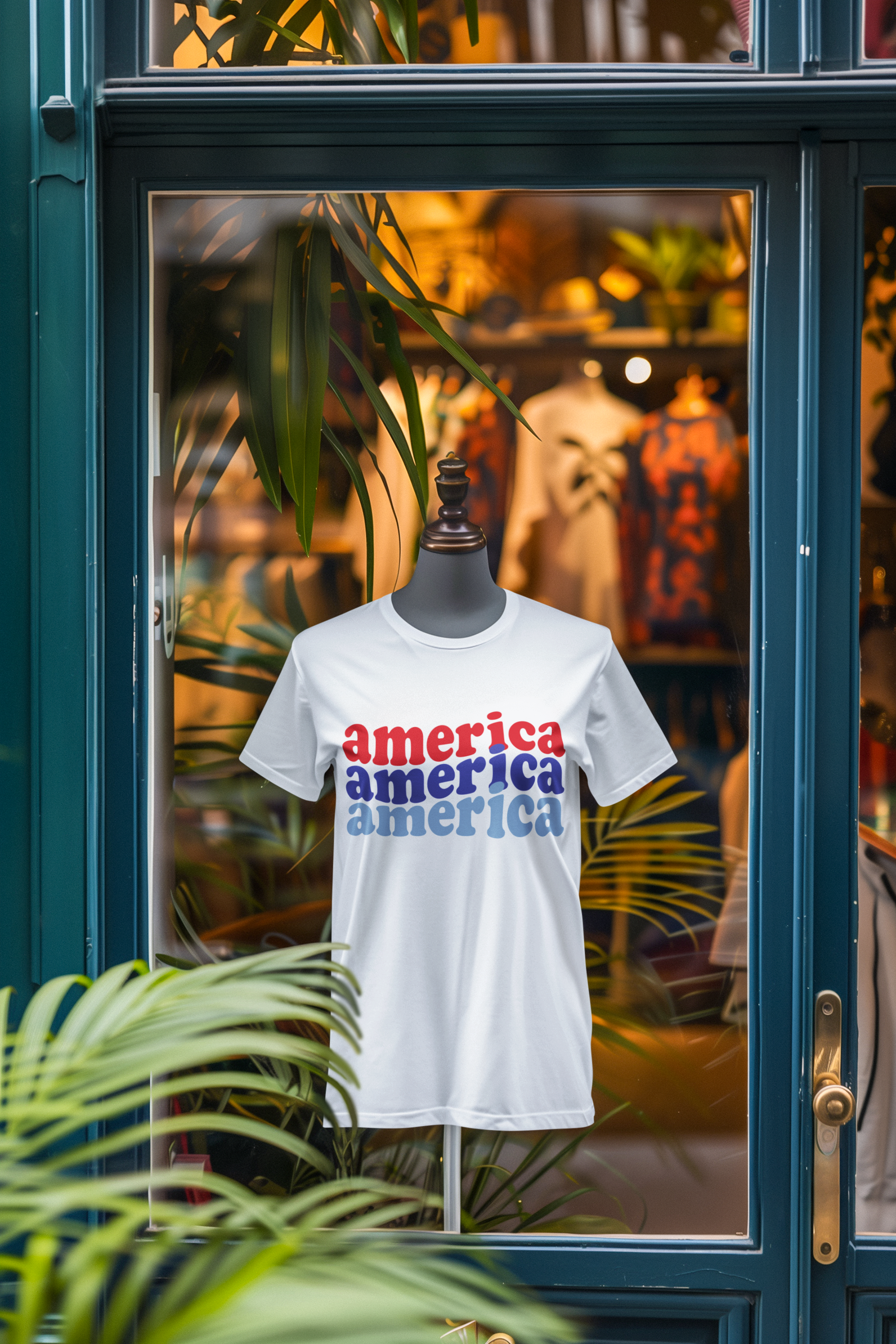 AMERICA AMERICA Women&#39;s Softstyle T-Shirt - T&amp;L Apparel Store