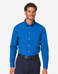 Custom Embroidered Devon & Jones Men’s CrownLux Performance® Spencer Poplin Dress Shirt – DG505