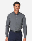 Custom Embroidered Devon & Jones Men’s CrownLux Performance® Spencer Poplin Dress Shirt – DG505