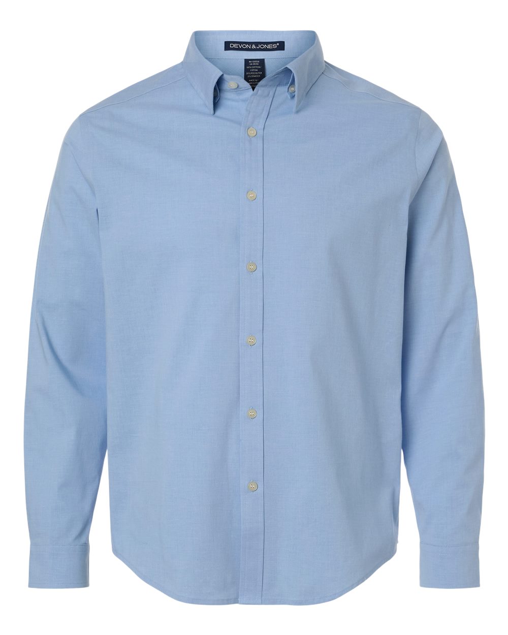 Custom Embroidered Devon &amp; Jones Men’s CrownLux Performance® Spencer Poplin Dress Shirt – DG505