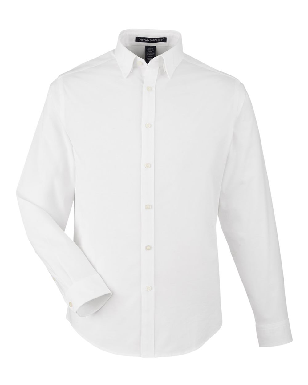Custom Embroidered Devon &amp; Jones Men’s CrownLux Performance® Spencer Poplin Dress Shirt – DG505