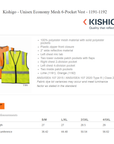 Custom High-Visibility Safety Vest — ANSI Class 2 | Kishigo 1191/1192 Safety Gear