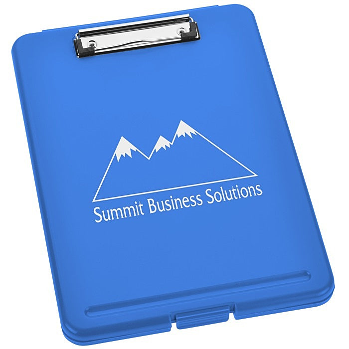 Custom Logo Storage Clipboard – Personalized Midway Clipboard with Document Compartment Royal Blue Accessories