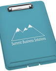 Custom Logo Storage Clipboard – Personalized Midway Clipboard with Document Compartment Teal Accessories
