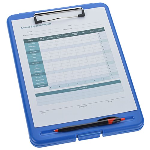 Custom Logo Storage Clipboard – Personalized Midway Clipboard with Document Compartment Accessories