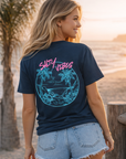 Salty Vibes Beach Scene T-Shirt