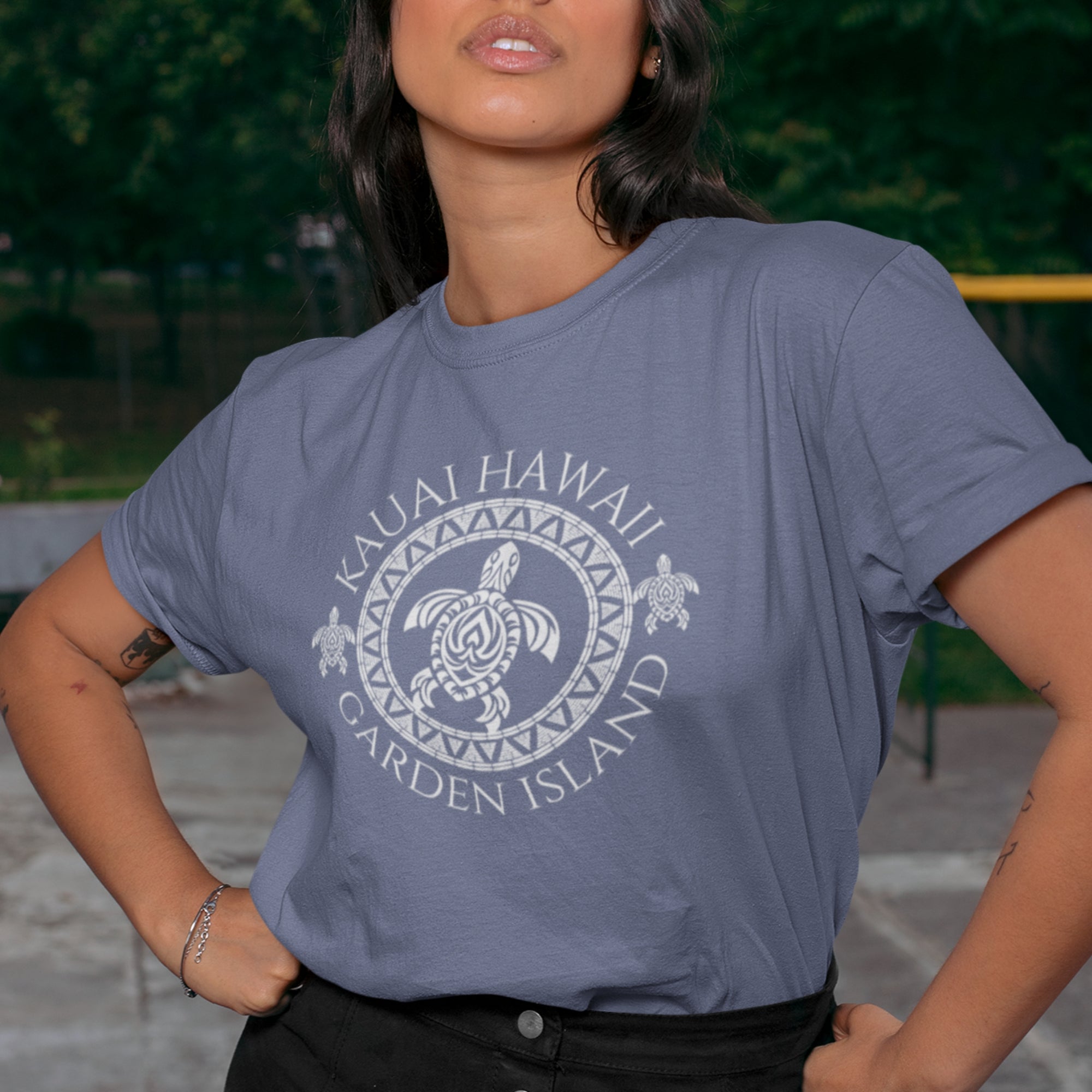 Kauai Hawaii Garden Island Unisex Garment-Dyed T-Shirt